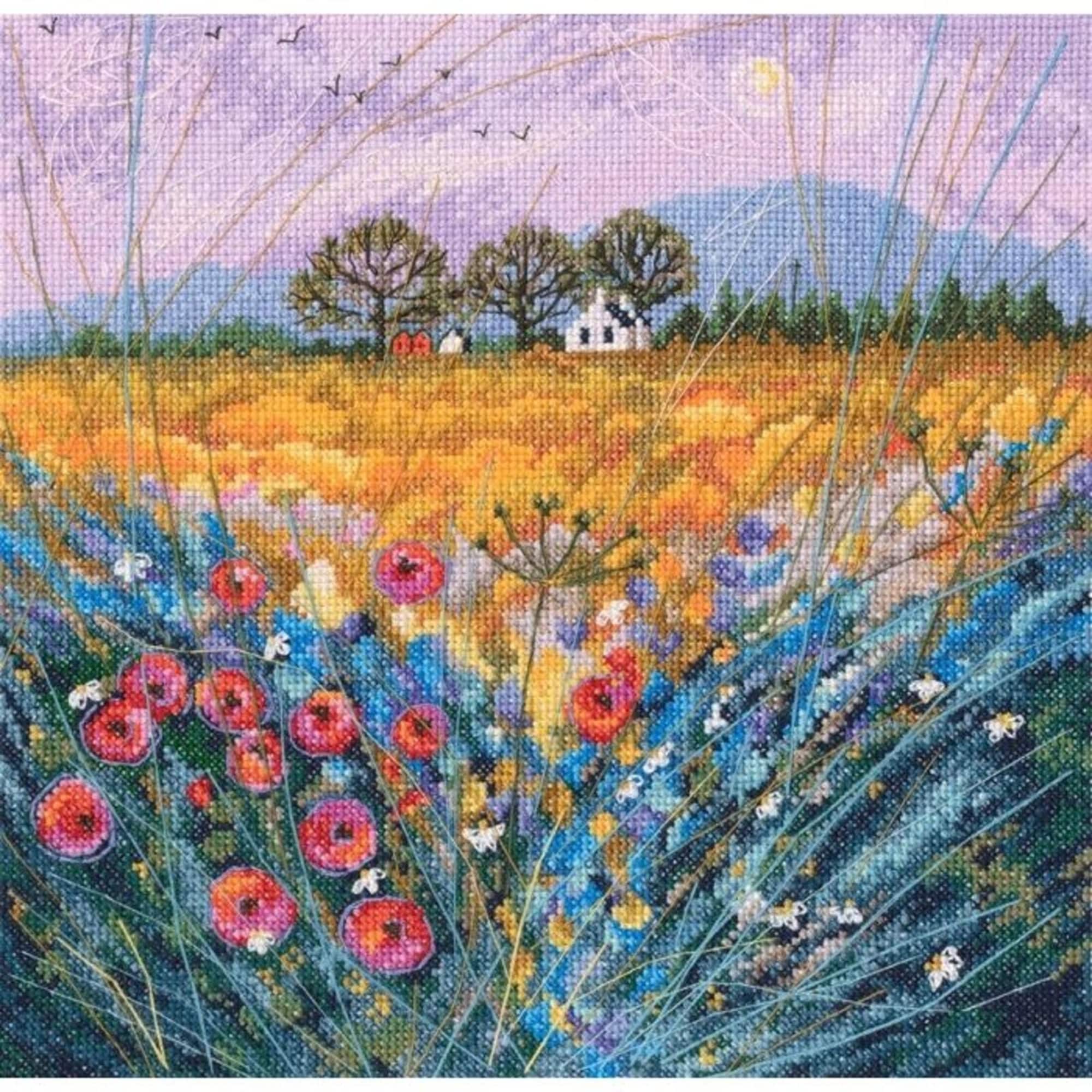 RTO Late Harvest Poppies Cross Stitch Kit